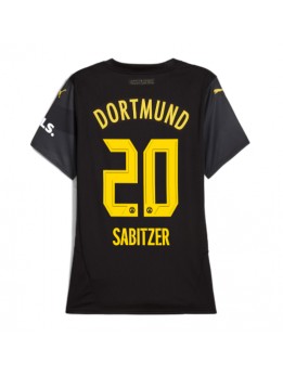 Billige Borussia Dortmund Marcel Sabitzer #20 Bortedrakt Dame 2024-25 Kortermet